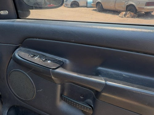 02 Ram 1500 Passenger Right Front Door Trim Panel With Switches Dark Gray V9Dv