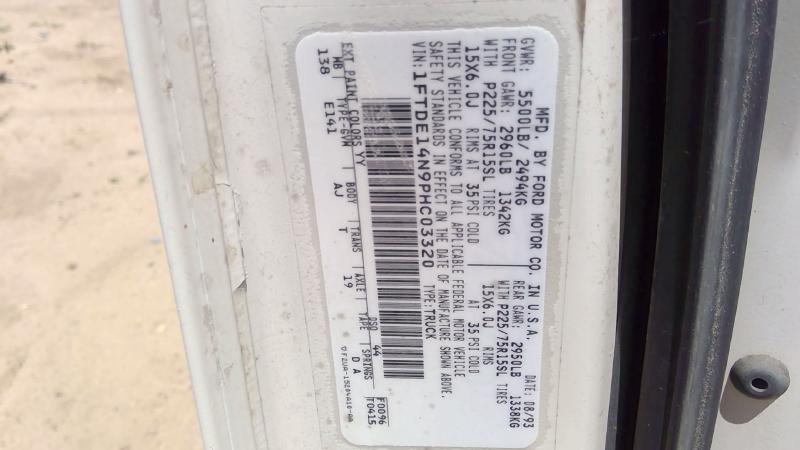 1992-1996 Ford Van E150 Radiator Support