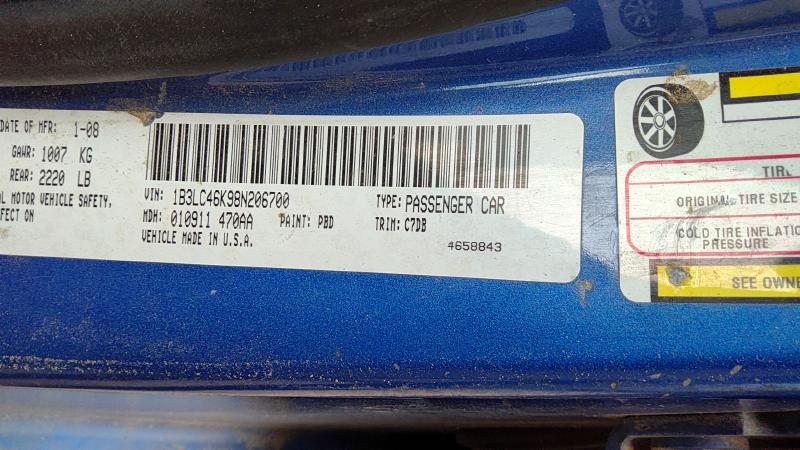 2007-2020 Dodge Avenger Lower Control Arm Rr RH