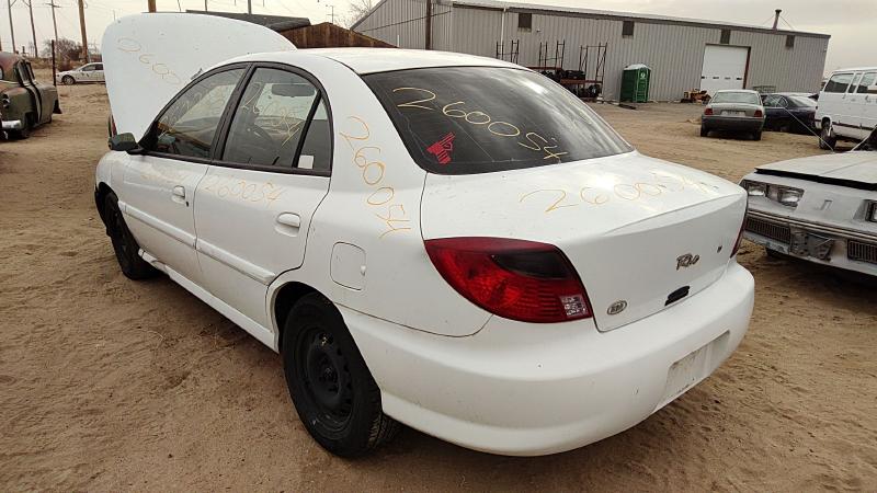 2000-2002 Kia Rio Trunk/Decklid/Hatch/Tailgate