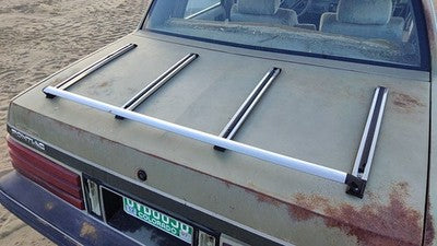 1985 Pontiac 6000 Rear Luggage Rack Oem Trunk Package Deck Chrome
