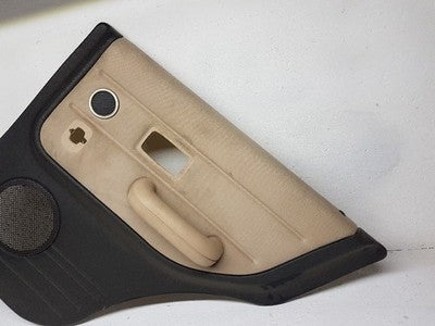 2002 Land Rover Freelander Right Rear Door Trim Panel Back Tan Black Passenger