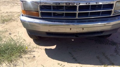1991-1996 Dodge Dakota Chrome Front Bumper Assembly With Brackets Oem 04482850