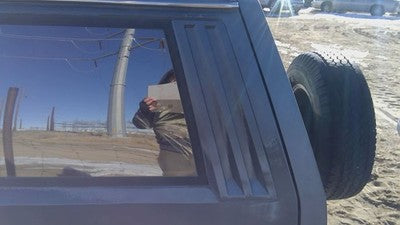 1985 Jeep Cherokee Driver Left Rear Moulding On Quarter Panel Oem Gray
