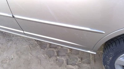 01-05 Honda Civic Driver Left Rear Moulding From Door Oem Back Trim Strip Silver