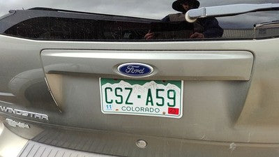 1999-2003 Ford Windstar Rear Hatch Trim Panel With Handle Oem Lifgate Green