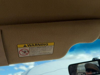 1999 Ford F150 Driver Left Sun Visor Oem Tan Ex