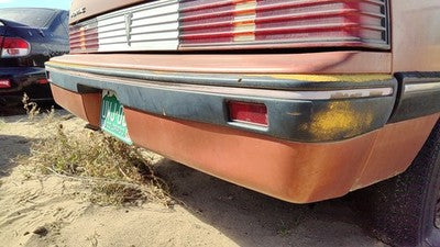 1985-1987 Pontiac Sunbird Rear Bumper Cover Assembly Oem Back Brown 10026826