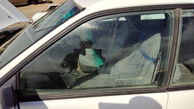 1995-1999 Subaru Legacy Rhd Postal Left Front Side Window Door Glass Oem