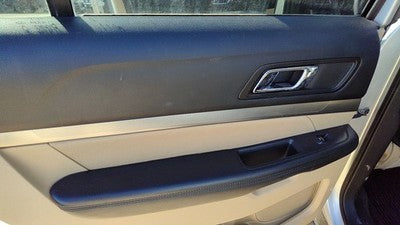 16-19 Explorer Driver Left Rear Inside Door Trim Panel Wh Switches Back Camel 7L