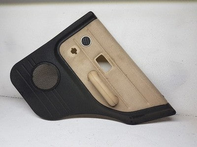 2002 Land Rover Freelander Right Rear Door Trim Panel Back Tan Black Passenger