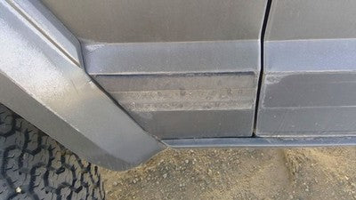 1985 Jeep Cherokee Driver Left Moulding From Fender Oem Trim Strip Gray