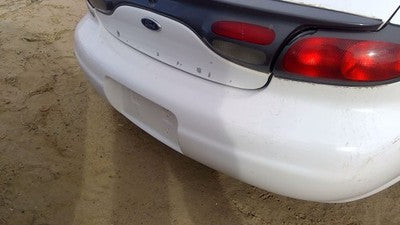 1996-1999 Ford Taurus Rear Bumper Cover Assembly Oem Back White F6dz17k835a