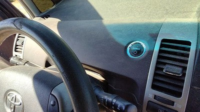 2004-2009 Toyota Prius Driver Left Upper Dash Trim Panel 18 Dark Gray