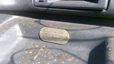 90-93 Mitsubishi Galant Vr-4 Suspension Control Module Computer Trunk Mounted