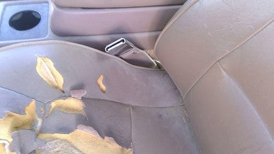 1994 Olds Eighty Eight Driver Left Front Seat Belt Buckle Receiver Oem Tan