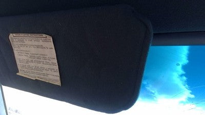 1986 Chevy Caprice Driver Left Sun Visor Oem Blue