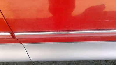 1997-1998 Ford F150 Passenger Right Front Moulding From Door Oem Trim Strip Red