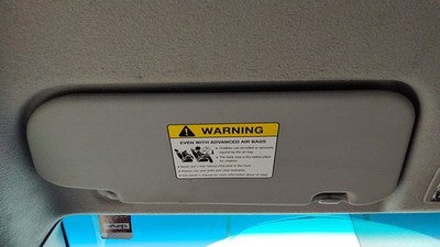 2004-2009 Mazda 3 Driver Left Sun Visor Oem Black Br6 Bn8p69320c77