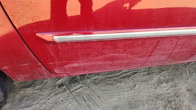 2006 Town & Country Passenger Right Rear Moulding Door Back Trim Inferno Red Prh