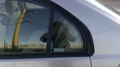 2001-2005 Honda Civic Driver Left Rear Vent Window Back Door Glass With Frame