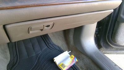 1997-2005 Buick Park Ave Glove Box Assembly Complete Door With Latch Gray 173