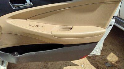 11-14 Sonata Passenger Right Front Inside Door Trim Panel Wth Switches Camel Yda