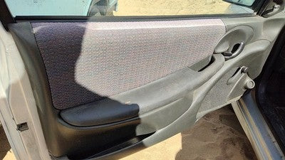 00-02 Sunfire Driver Left Inside Door Trim Panel 2 Door Coupe Graphite 12G