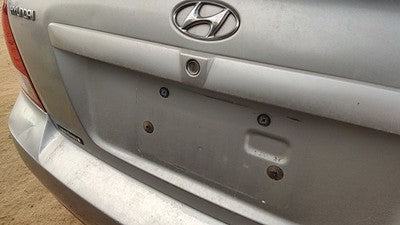 2003 Hyundai Elantra License Plate Trim Surround Panel Oem Tail Trunk Finish