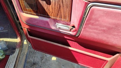 1983 Ford F150 Passenger Right Front Inside Door Trim Panel Red