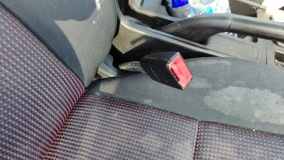 04 05 Mazda 3 Passenger Right Front Seat Belt Buckle Receiver Oem Black
