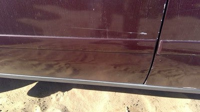 2006-2009 Trail Blazer Driver Left Front Moulding From Door Trim Strip Red 49U