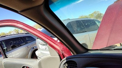 02 Trail Blazer Driver Left A Pillar Trim Windshield Post Panel Dark Pewter 922