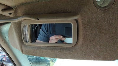 2004-2007 Chrysler Town & Country Driver Left Sun Visor Oem Gray Sld5 1Ar60bd1ab