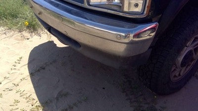 1991-1996 Dodge Dakota Chrome Front Bumper Assembly With Brackets Oem 04482850