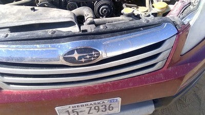 2010-2012 Legacy Outback Front Grille Oem Chrome Station Wagon With Emblem