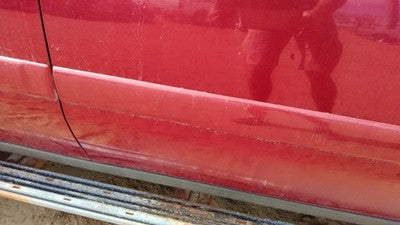 02-04 Trail Blazer Passenger Right Front Moulding Frm Door Trim Majestic Red 86U
