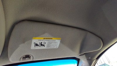2004-2007 Town & Country Passenger Right Sun Visor Oem Gray D5 1Ar61bd1ab