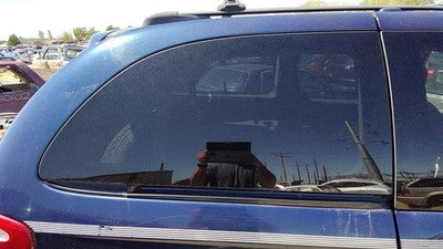 03-06 Town & Country Passenger Right Rear Quarter Glass Back Side Window Oem