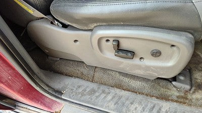 02 Trail Blazer Passenger Right Side Power Seat Switch Trim Panel Dark Pewter