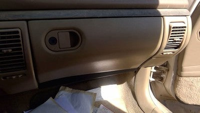 1994 Olds Eighty Eight Glove Box Assembly Complete Door With Latch Oem Tan