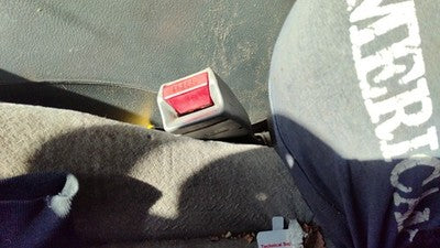 1997 Honda Accord Driver Left Front Seat Belt Buckle Receiver Oem Gray