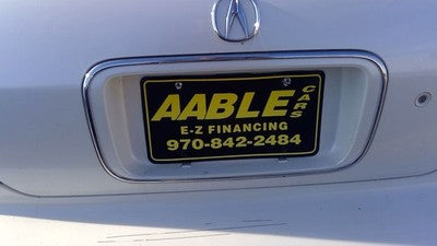 1995-1998 Acura Tl License Plate Trim Surround Panel Oem Tail Trunk Finish White