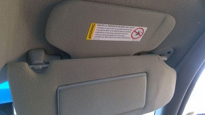 1999 Buick Park Ave Passenger Right Sun Visor Oem Gray 173