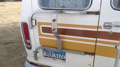 1979 Ford Van E250 Rear Spare Tire Carrier Oem Back