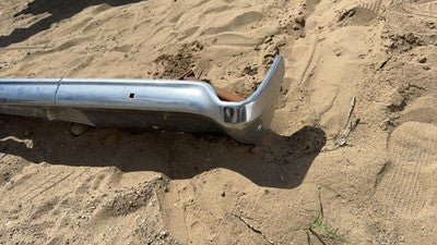 1962 Chevy Impala Rear Bumper With Brackets Oem Chrome 4 Door Sedan