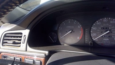 1995-1998 Acura Tl Trim Bezel Around Speedometer Oem Dash Surround Panel Gray