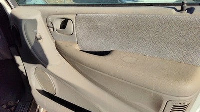 2001 Grand Caravan Passenger Right Front Inside Door Trim Panel Only Gray E7l5