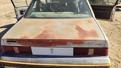 1985-1987 Pontiac Sunbird Trunk Lid 2Dr Oem Deck Lid Silver 20592616