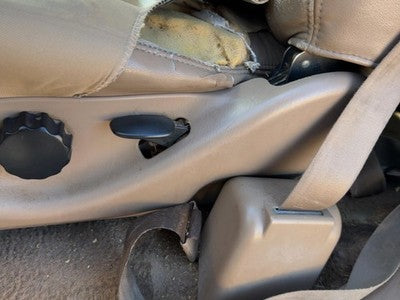 1999 Ford F150 Driver Left Side Power Seat Switch With Trim Panel Oem Tan Ex